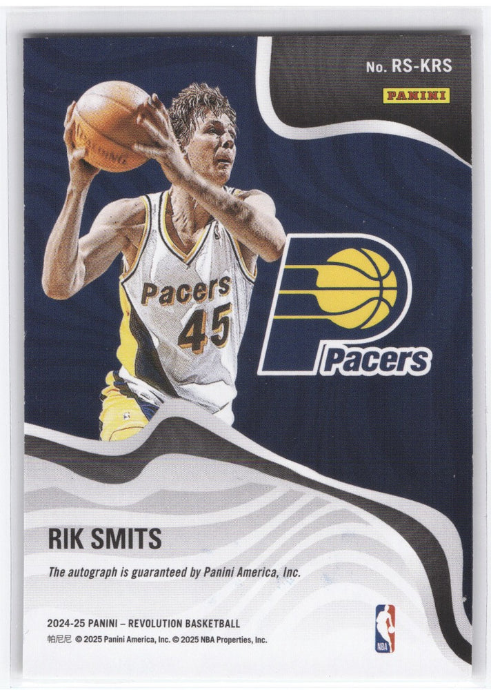 2024-25 Panini Revolution Rs-Krs Auto Rik Smits