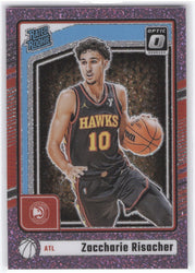 2024-25 Panini Donruss Optic Rated Rookie Pink Prizm #268 Rookie Rc Zaccharie Risacher /275