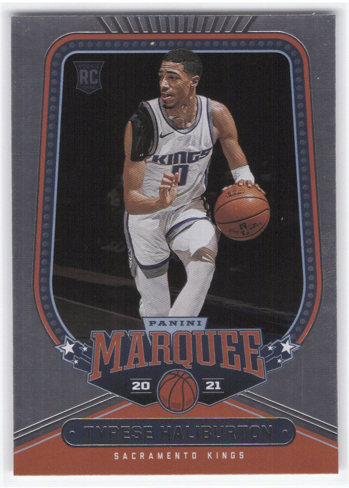 2020-21 Panini Chronicles Marquee Panini Marquee Rookie #241 Rookie Rc Tyrese Haliburton