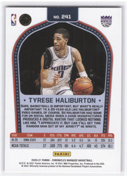2020-21 Panini Chronicles Marquee Panini Marquee Rookie #241 Rookie Rc Tyrese Haliburton