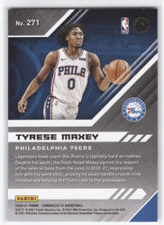 2020-21 Panini Chronicles Xr Xr #271 Rookie Rc Tyrese Maxey