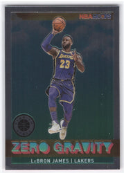2019-20 Panini Hoops Premium Stock Zero Gravity #18 Lebron James