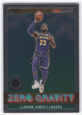 2019-20 Panini Hoops Premium Stock Zero Gravity #18 Lebron James