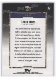 2025 Topps Topps Now 50K #12 Lebron James
