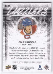 2024-25 Upper Deck Series 2 Dazzlers Dz-85 Cole Caufield