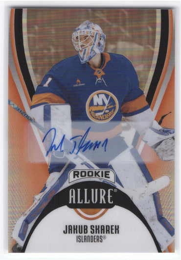 2025-26 Upper Deck Allure Red Rainbow Auto #121 Rookie Rc Auto Jakub Skarek