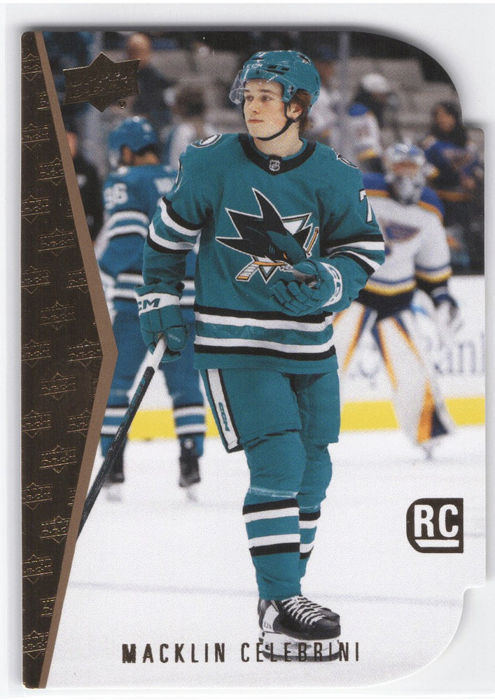 2024-25 Upper Deck Series 2 Die Cut Rdt-13 Rookie Rc Macklin Celebrini
