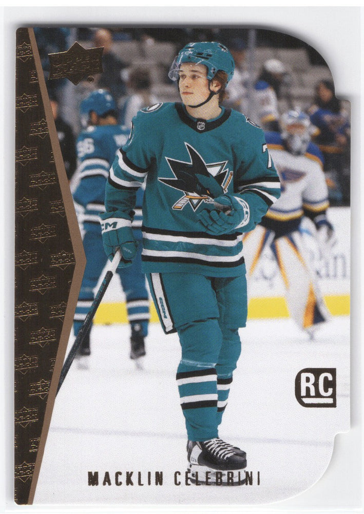 2024-25 Upper Deck Series 2 Die Cut Rdt-13 Rookie Rc Macklin Celebrini