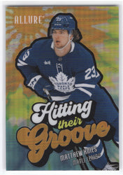 2025-26 Upper Deck Allure Hitting Their Groove Htg-3 Matthew Knies