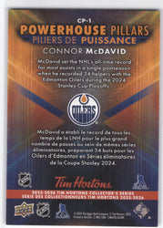 2025-26 Upper Deck Tim Hortons Collector Series Powerhouse Pillars Cp-1 Connor Mcdavid