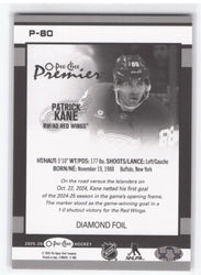2025-26 Upper Deck O-Pee-Chee Premier Diamond Foil P-80 Patrick Kane /75