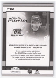 2025-26 Upper Deck O-Pee-Chee Premier P-80 Patrick Kane