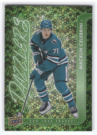 2024-25 Upper Deck Extended Dazzlers Dz-128 Rookie Rc Macklin Celebrini