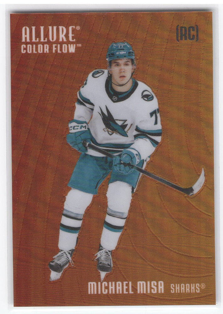 2025-26 Upper Deck Allure Red-Orange Cf-Mm Rookie Rc Michael Misa