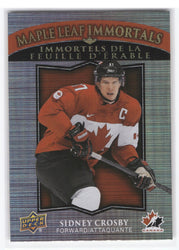 2025-26 Upper Deck Tim Hortons Collectors Series Maple Leaf Immortals Ml-1 Sidney Crosby