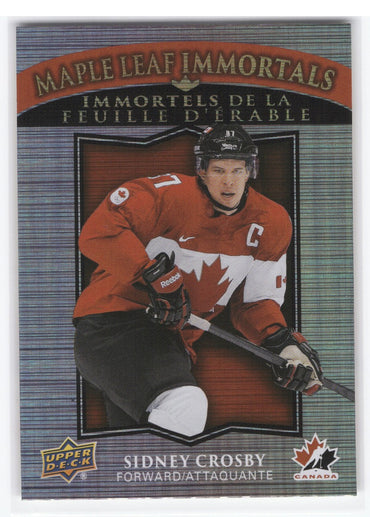 2025-26 Upper Deck Tim Hortons Collectors Series Maple Leaf Immortals Ml-1 Sidney Crosby