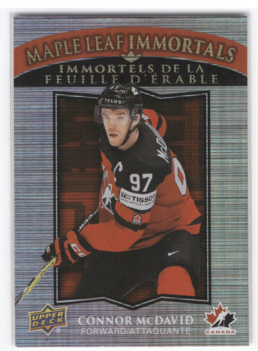 2025-26 Upper Deck Tim Hortons Collectors Series Maple Leaf Immortals Ml-5 Connor Mcdavid