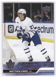 2024-25 Upper Deck Series 1 Young Guns #222 Rookie Rc Matthew Knies