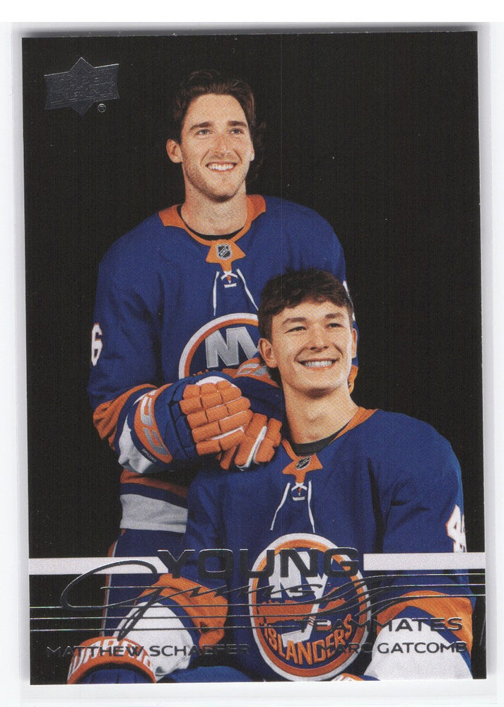 2025-26 Upper Deck Series 2 Young Guns Teammates #499 Rookie Rc Matthew Schaefer Marc Gatcomb