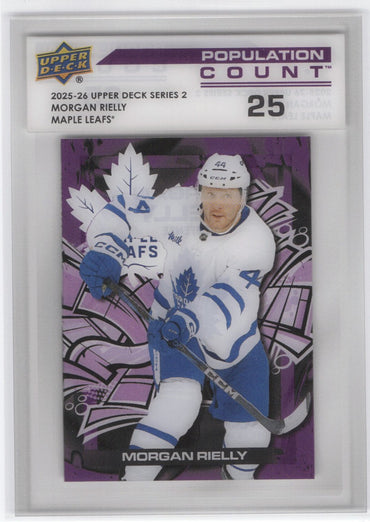 2025-26 Upper Deck Series 2 Population Count 25 Morgan Rielly
