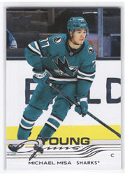 2025-26 Upper Deck Series 2 Young Guns #487 Rookie Rc Michael Misa