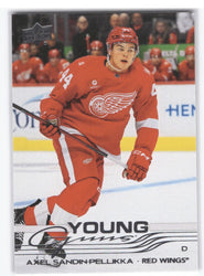 2025-26 Upper Deck Series 2 Young Guns #484 Rookie Rc Axel Sandin-Pellikka