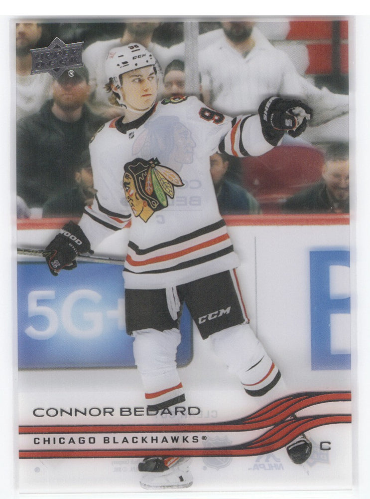 2025-26 Upper Deck Series 2 Clear Cut #285 Connor Bedard
