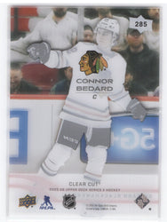 2025-26 Upper Deck Series 2 Clear Cut #285 Connor Bedard