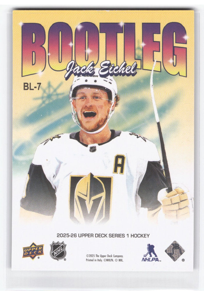 2025-26 Upper Deck Series 1 Bootleg Bl-7 Jack Eichel