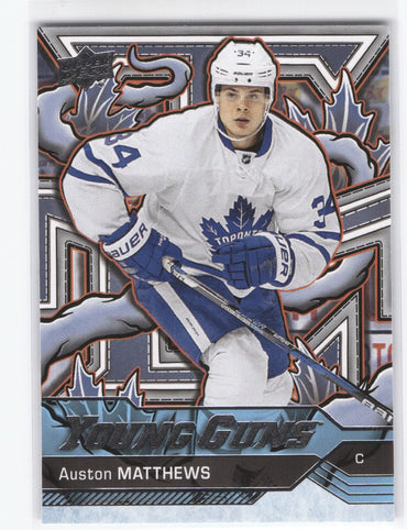 2024-25 Upper Deck Series 2 Young Guns Renewed #201 Auston Matthews