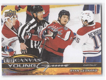 2025-26 Upper Deck Series 2 Young Guns Ud Canvas C-237 Rookie Rc Ryan Leonard
