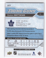 2024-25 Upper Deck Series 2 Young Guns Renewed #201 Auston Matthews