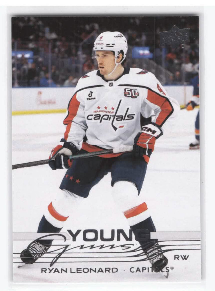 2025-26 Upper Deck Series 1 Young Guns #238 Rookie Rc Ryan Leonard