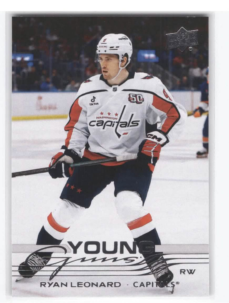 2025-26 Upper Deck Series 1 Young Guns #238 Rookie Rc Ryan Leonard