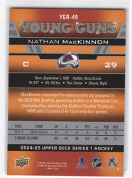 2024-25 Upper Deck Series 1 Young Guns Renewed Ygr-49 Nathan Mackinnon