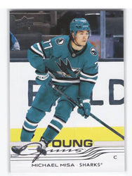 2025-26 Upper Deck Series 2 Young Guns #487 Rookie Rc Michael Misa