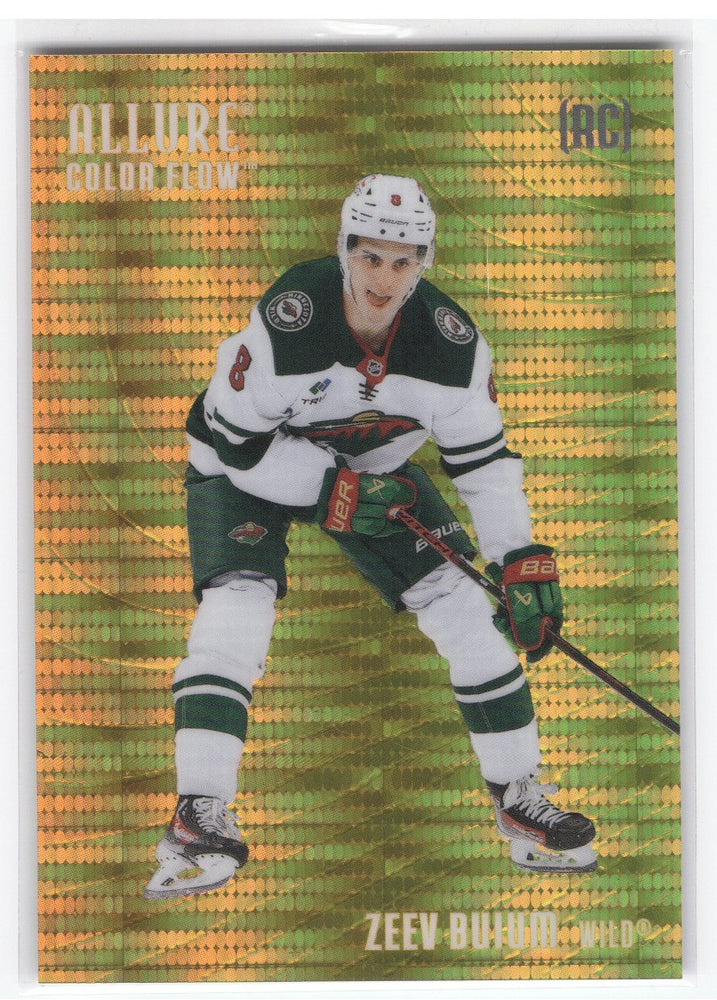 2025-26 Upper Deck Allure Orange-Yellow Spectrum Cf-1 Rookie Rc Zeev Buium /299