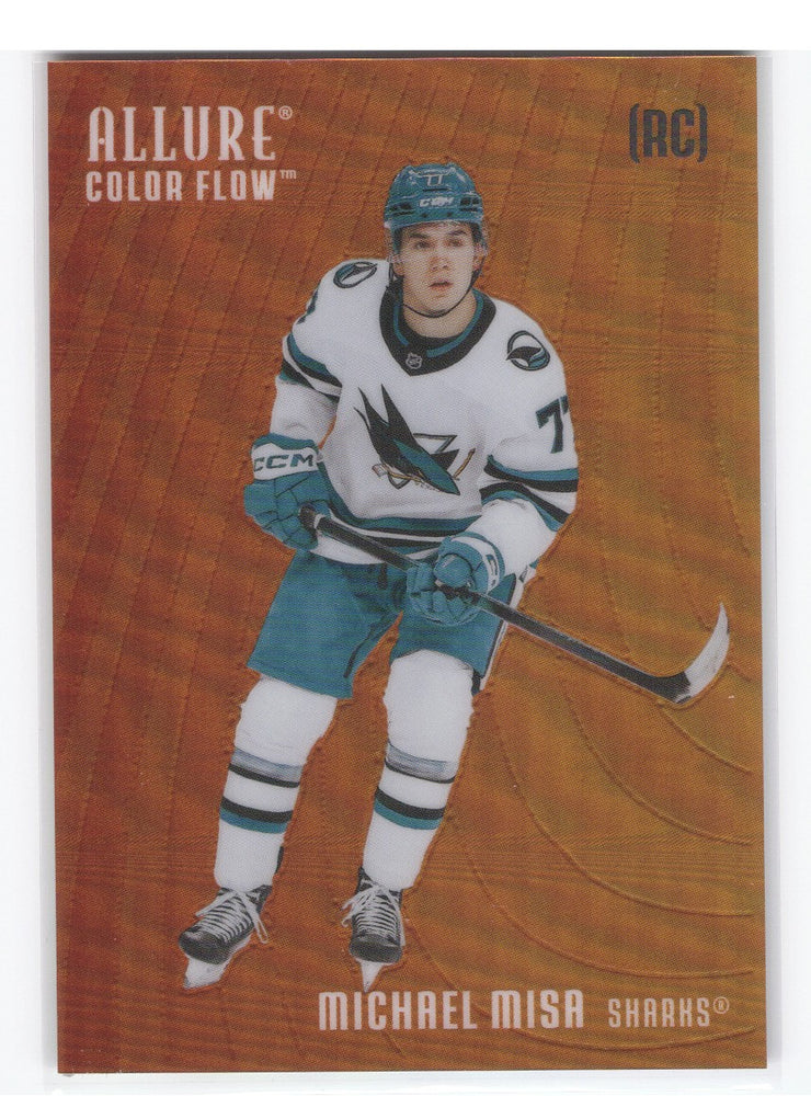2025-26 Upper Deck Allure Red-Orange Cf-Mm Rookie Rc Michael Misa