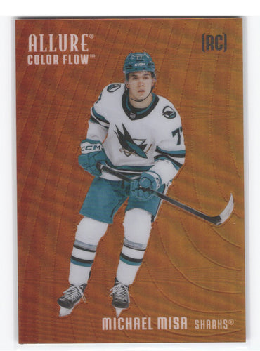 2025-26 Upper Deck Allure Red-Orange Cf-Mm Rookie Rc Michael Misa