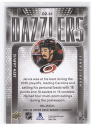2025-26 Upper Deck Series 2 Dazzlers (Black) Dz-51 Seth Jarvis