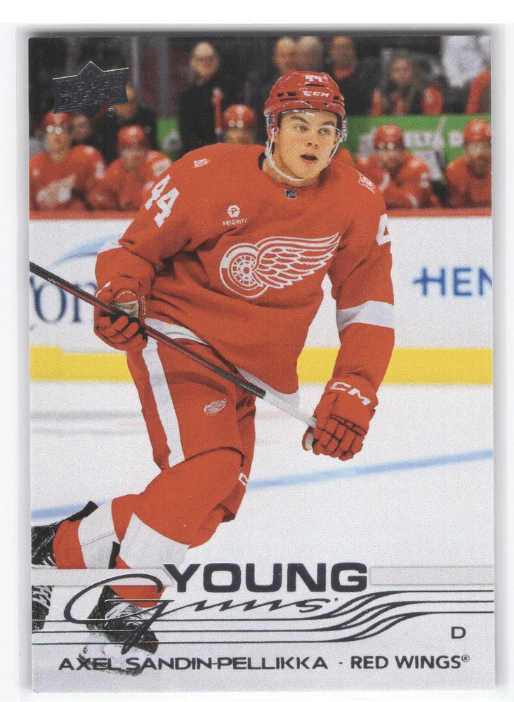 2025-26 Upper Deck Series 2 Young Guns #484 Rookie Rc Axel Sandin-Pellikka