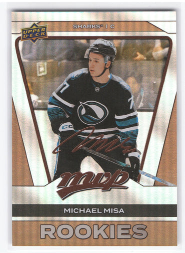 2025-26 Upper Deck Mvp Hockey Copper Script #271 Rookie Rc Michael Misa