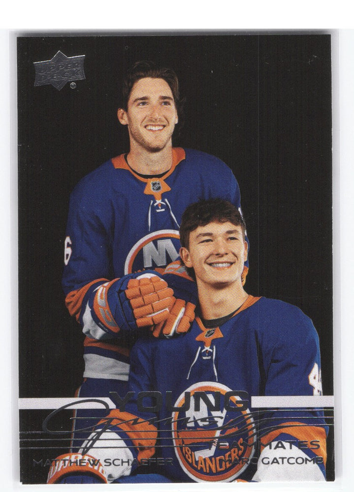 2025-26 Upper Deck Series 2 Young Guns Teammates #499 Rookie Rc Matthew Schaefer Marc Gatcomb