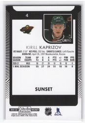 2021-22 Upper Deck O-Pee-Chee Platinum Sunset #4 Kirill Kaprizov