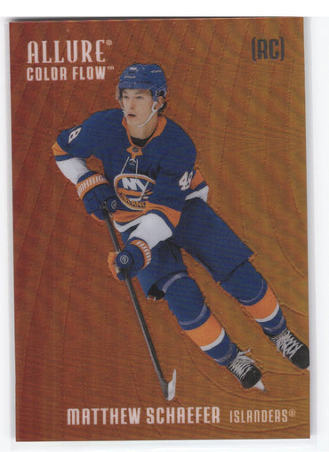 2025-26 Upper Deck Allure Red-Orange Cf-Ms Rookie Rc Matthew Schaefer