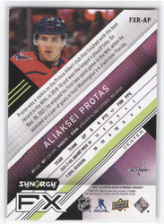 2021-22 Upper Deck Synergy Synergy Fx Rc Fxr-Ap Rookie Rc Aliaksei Protas /449