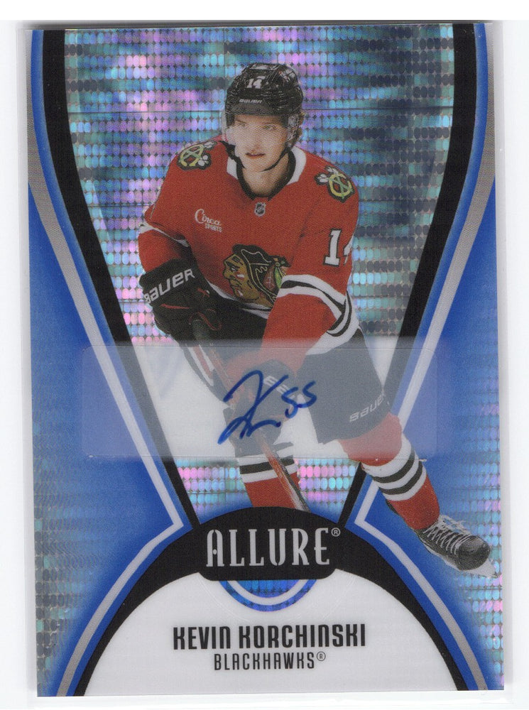 2025-26 Upper Deck Allure Blue Line Auto #90 Auto Kevin Korchinski /35