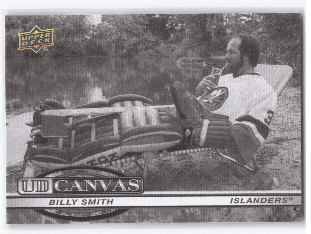 2025-26 Upper Deck Series 2 Ud Canvas Black And White C-244 Billy Smith