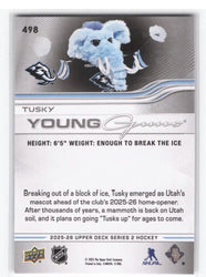 2025-26 Upper Deck Series 2 Young Guns #498 Rookie Rc Tusky