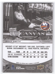 2025-26 Upper Deck Series 2 Ud Canvas Black And White C-244 Billy Smith